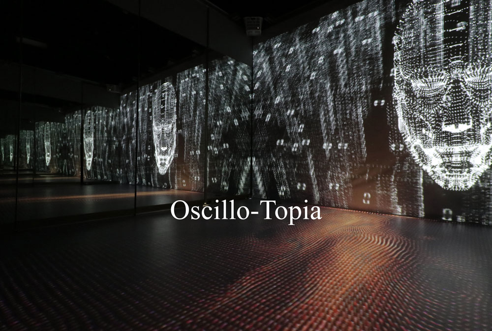 Oscillo-Topia at Impact X Showcase, Korea Creative Content Agency, Seoul, 2019